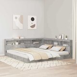  Skladišno uzglavlje Betonski sivi 180 cm Konstruirano drvo | shoptok.hr