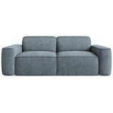 Makamii Prašno modra sedežna garnitura iz šenilje 204 cm Omao – | Shoptok.si