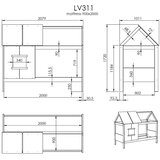  dječji krevet Finn Low s ladicom - bijeli - 200*90 cm | shoptok.hr