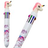  Multicolor Unicorn Automatic Pen 10 White Cene