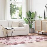 vidaXL Košata preproga prašna roza 160x230 cm poliester | Shoptok.si
