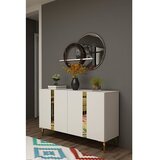 Hanah home Konzola Anka 120 White Gold Cene