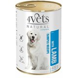  4Vets Natural Complete Dog Jagnjetina 400g Cene