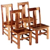 vidaXL Blagovaonske Stolice 4 kom Masivno Sheesham Drvo | shoptok.hr