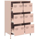 Visoka komoda ružičasta 68x39x101,5cm od čelika | Eponuda.com