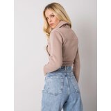 RUE PARIS Sweatshirt-RV-BL-7305.79-dark beige | Shoptok.si