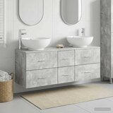  Set namještaja za kupaonicu 3 kom. Betonska siva | shoptok.hr
