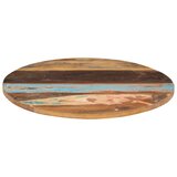  Okrugla stolna ploča 80 cm 25 - 27 mm masivno obnovljeno drvo | shoptok.hr