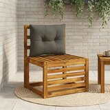  Jastučić za leđa PUTTEN 100% poliester Antracit 60 x 40 x 10 cm - Antracit 60 x 40 x 10 cm Melange | shoptok.hr