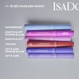 IsaDora 10 Sec High Impact Lenght & Lift maskara za podaljšanje in ločevanje trepalnic odtenek 02 Intense Black 9 ml | Shoptok.si