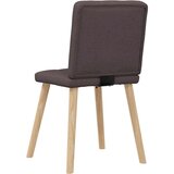  Jedilni stoli 6 kosov temno rjavo blago, (21822302) | Shoptok.si