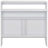 vidaXL Barski stol s 2 stolne ploče bijeli 130 x 40 x 120 cm | shoptok.hr