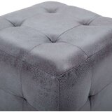 vidaXL noćni ormarići 2 kom sivi 30 x 30 x 30 cm umjetna brušena koža | shoptok.hr