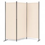 Multi Garden preklopni paravan za vrt i prostorije, 3-dijelni &amp;ndash; 167x164 cm, bež Slike