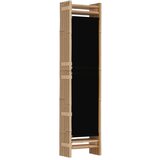  Sklopiva sobna pregrada s 5 panela 200 cm od bambusa i platna | Shoptok.si