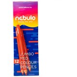 NEBULO Nebulo: Rdeči trikotni Jumbo barvni svinčnik 1 kos | Shoptok.si