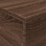  Stolić za kavu s LED svjetlima smeđa boja hrasta 90x50x40 cm | shoptok.hr