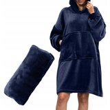 TIMMLUX Bluzair - dukserica deka oversize - tamno plava | shoptok.hr