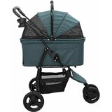  Sklopiva kolica za kućne ljubimce Zelena 78 x 54 x 101 cm | shoptok.hr