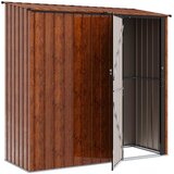  Vrtne šupe Smeđa 203 x 85,5 x 200 cm Metal | shoptok.hr
