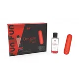 USB vibrirajo balet + jagodno mazivo intt 50 ml, (21083988)