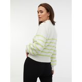 Orsay Green and White Women's Striped Sweater with Wool - Women | Eponuda.ba
