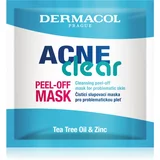 Dermacol acneClear Peel-Off Mask maska za čišćenje i piling lica za problematičnu kožu 8 ml