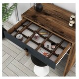 Hanah home lizbon mirror - walnut, anthracite walnutanthracite make-up table | ePonuda.com