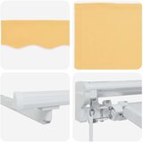  Povlačivi tende Pijesak 2,5 x 2 m Poliester i aluminij | shoptok.hr