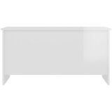  Stolić za kavu sjajni bijeli 102x55,5x52,5 cm konstruirano drvo | Eponuda.com