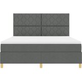  Krevet s opruga kutije Tamno siva 180 x 200 cm tkanina | shoptok.hr