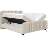 MID.YOU POSTELJA Z VZMETNICO 160 cm x 200 cm , les, tekstil, leseni material naravne barve | Shoptok.si