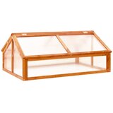 vidaXL Staklenik smeđa 114 x 80 x 50 cm od jelovine | shoptok.hr