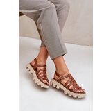 Lewski Shoes Leather Ladies Sandals Zazoo Cene