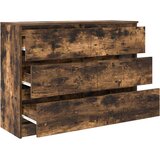  Komoda dimljeni hrast 100x35x76 cm konstruirano drvo | shoptok.hr