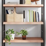  Zidna polica svjetlosmeđa 80x50x(2-6) cm obrađena hrastovina | shoptok.hr
