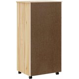  Pokretni ormar s ladicama MOSS Prozirni lak 53 x 39 x 103 cm | shoptok.hr