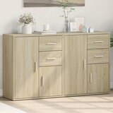 vidaXL Komoda 2 kosa sonoma hrast 60x31x70 cm inženirski les | Shoptok.si