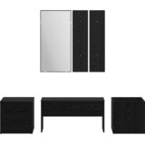  Set namještaja za predsoblje Zidne 6 pcs Konstruirano drvo | shoptok.hr