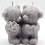 NOBAMO Svijeća Zauvijek - Siva / Vanilija | shoptok.hr