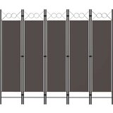 vidaXL Sobna pregrada s 5 panela antracit 200 x 180 cm Cijene