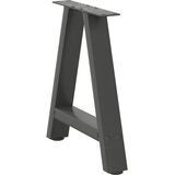  Noge za klub stolić A-oblika 2 kom antracit 50 x (42-43) cm čelik | shoptok.hr