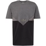Adidas Majica 'Adicolor Seasonal Reflective' srebrno-siva / pegasto siva / črna