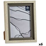  Okvir za sliku 17 x 2 x 21 8 cm Kristal Siva Bež Plastika (6 kom.) | shoptok.hr