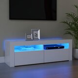 vidaXL TV ormarić s LED svjetlima bijeli 120 x 35 x 40 cm Cijene