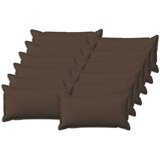 Presvlaka za jastuk 12 pcs HOUTEN Sivosmeđa 40 x 80 cm | shoptok.hr