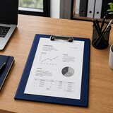  Metal Clipboard Writing Board A4 Blue | shoptok.hr