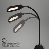 BRILONER 2177015 - LED prigušiva fleksibilna zidna lampa LED/6W/230V crna | Eponuda.com