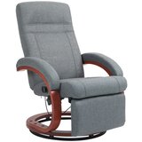 Nesta Relax fotelj z ležečo funkcijo, vrtljiv TV stol, tkanina siva, nastavljivo naslonjalo, (5000493865) Slike