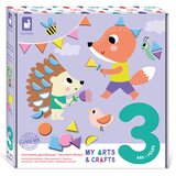 Janod kreativni set za izradu slika sa naljepnicama geometric | shoptok.hr